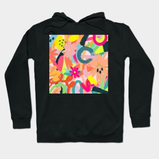 NEON ABSTRACT PATTERN Hoodie
